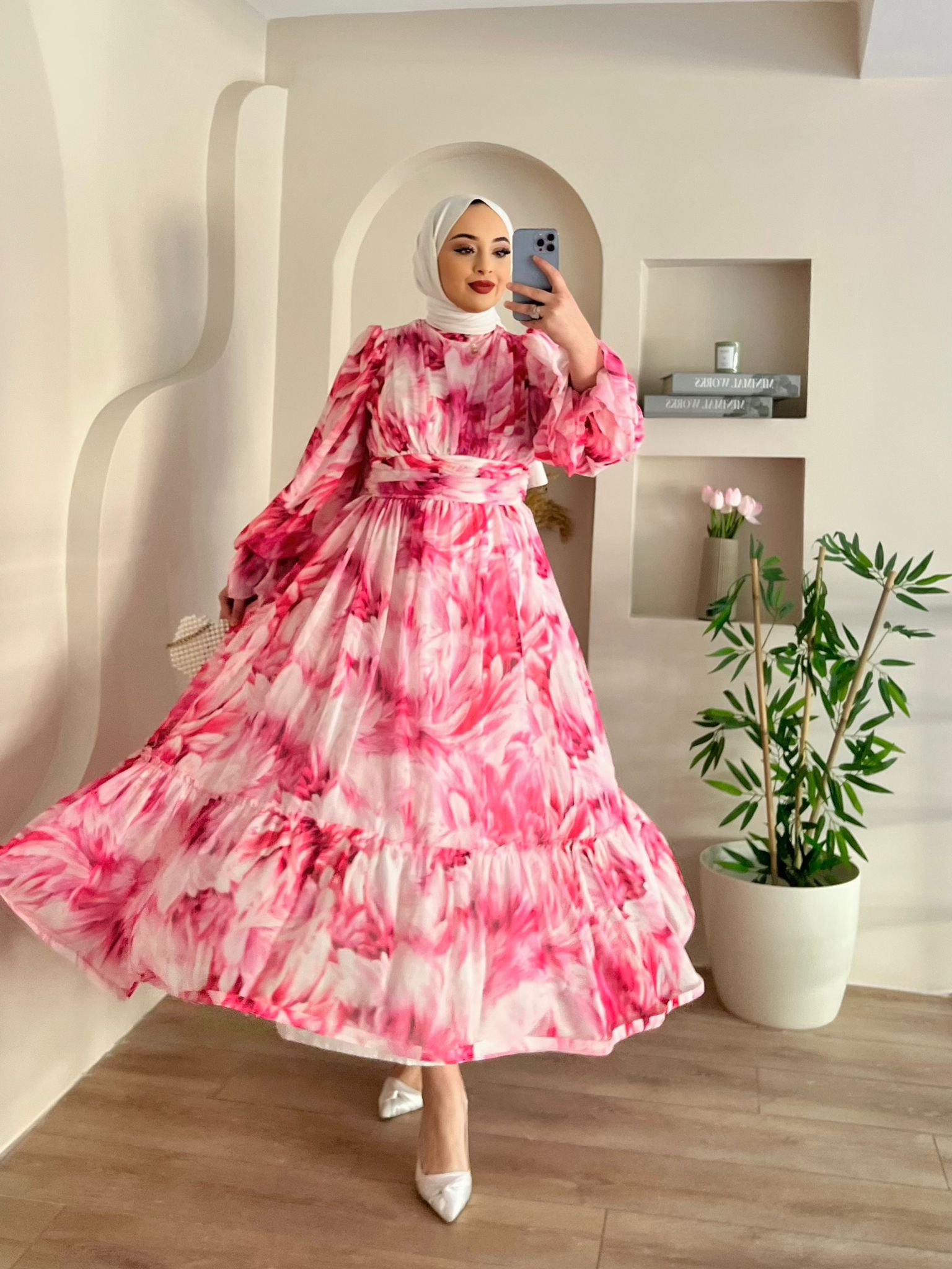 ALGORİA%20PEMBE%20ELBİSE