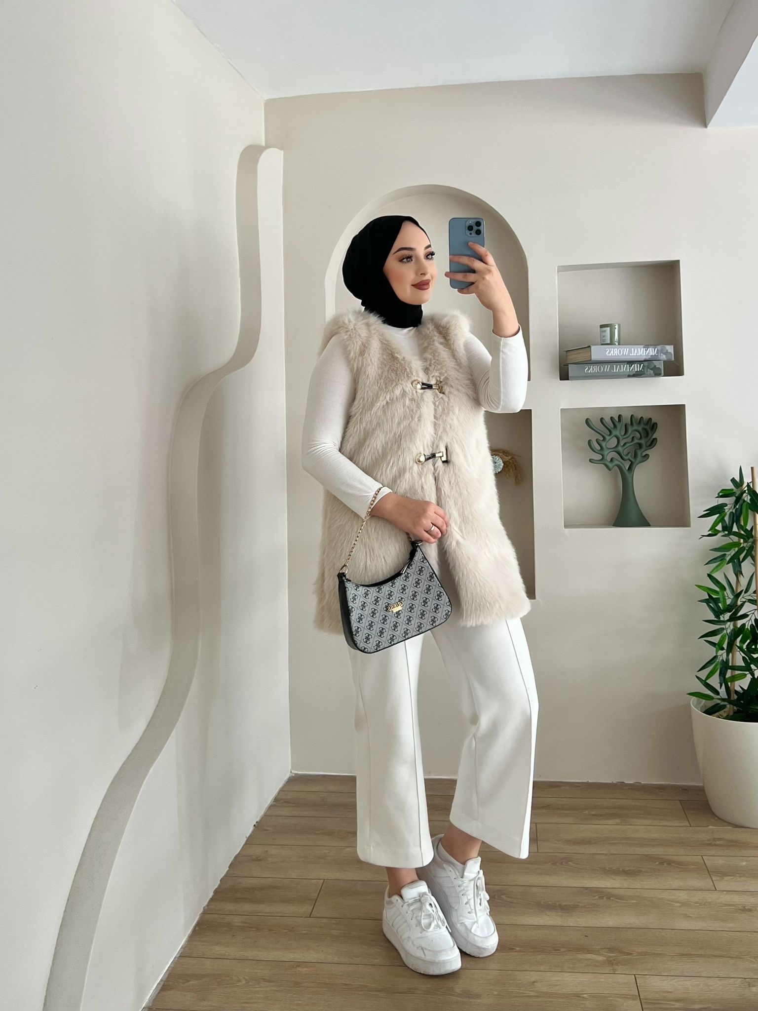 LENA%20KÜRK%20YELEK%20BEJ