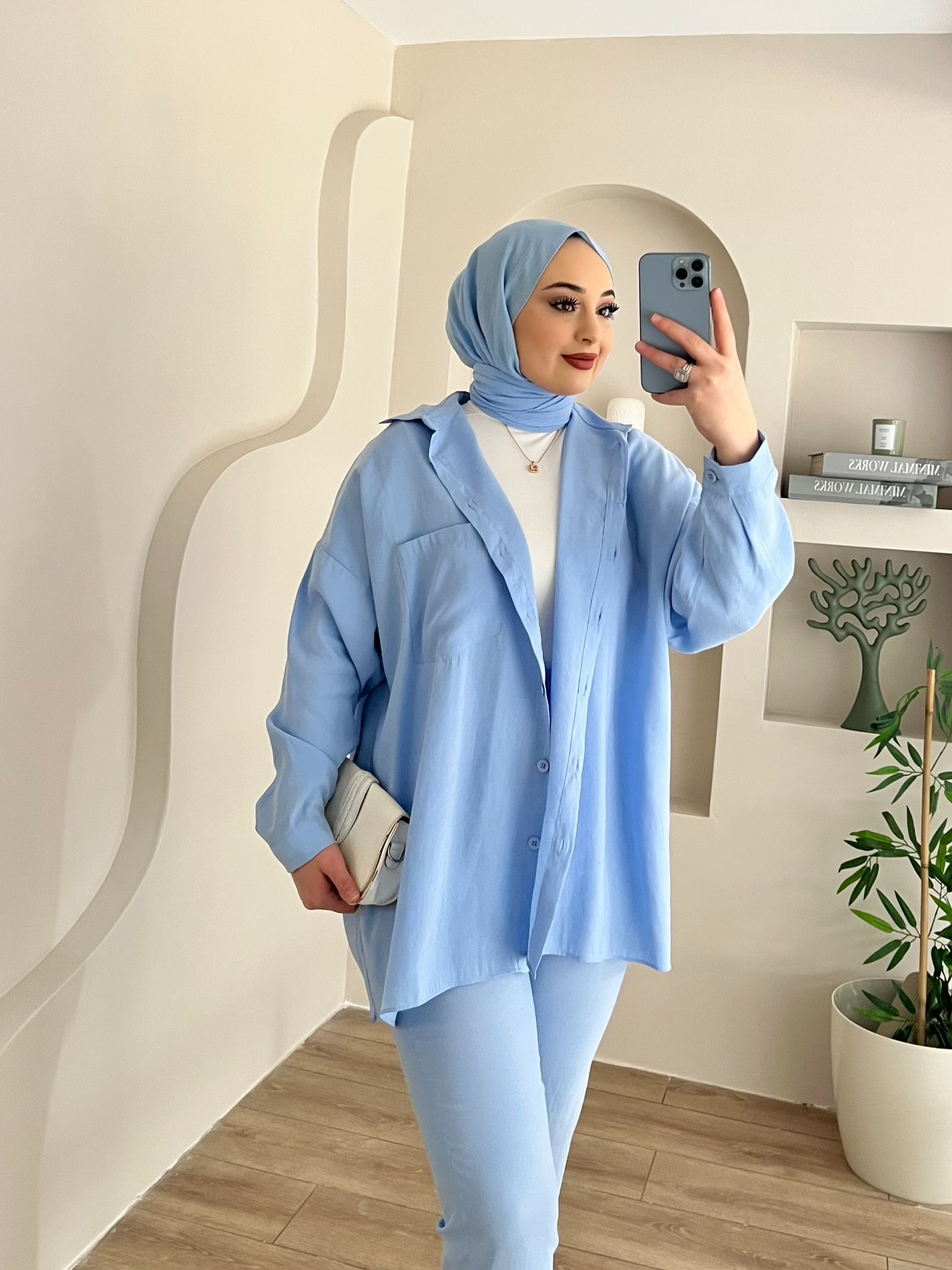 TENSEL%20DÜĞMELİ%20MAVİ%20TAKIM%20
