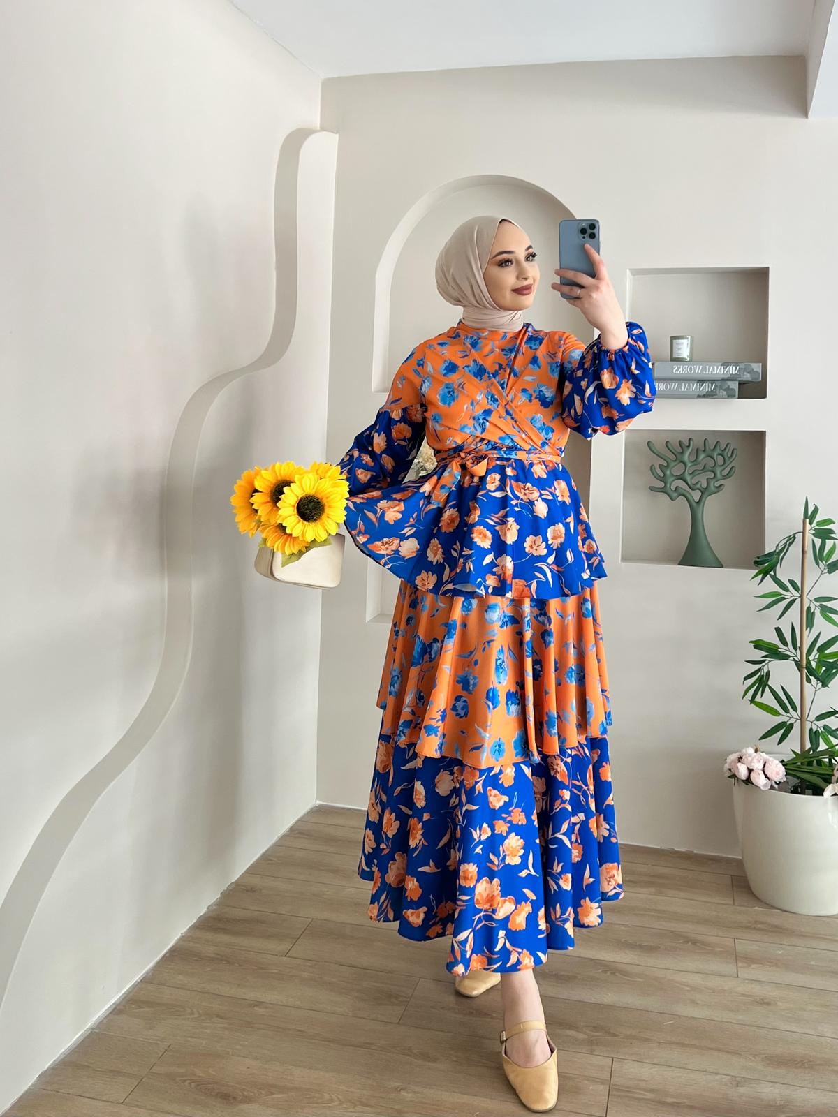 ALEXA%20TURUNCU%20KAT%20ELBİSE